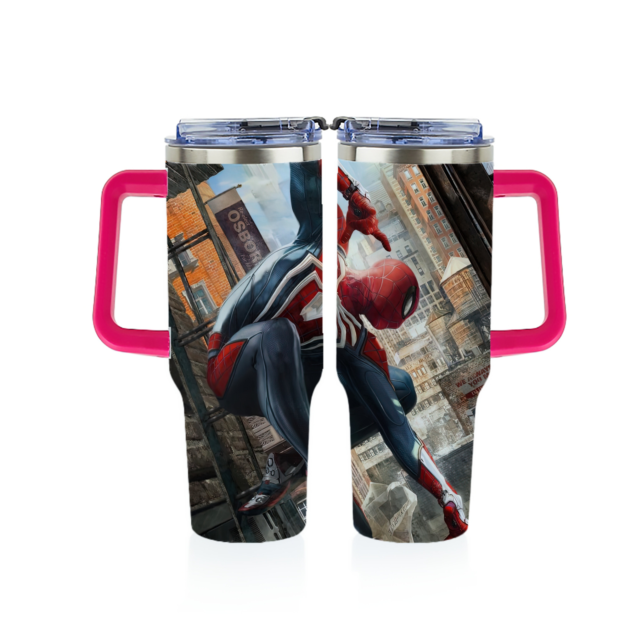 （画像用） Spider Man スパイダーマン 1200ｍLフルプリント車用タンブラー